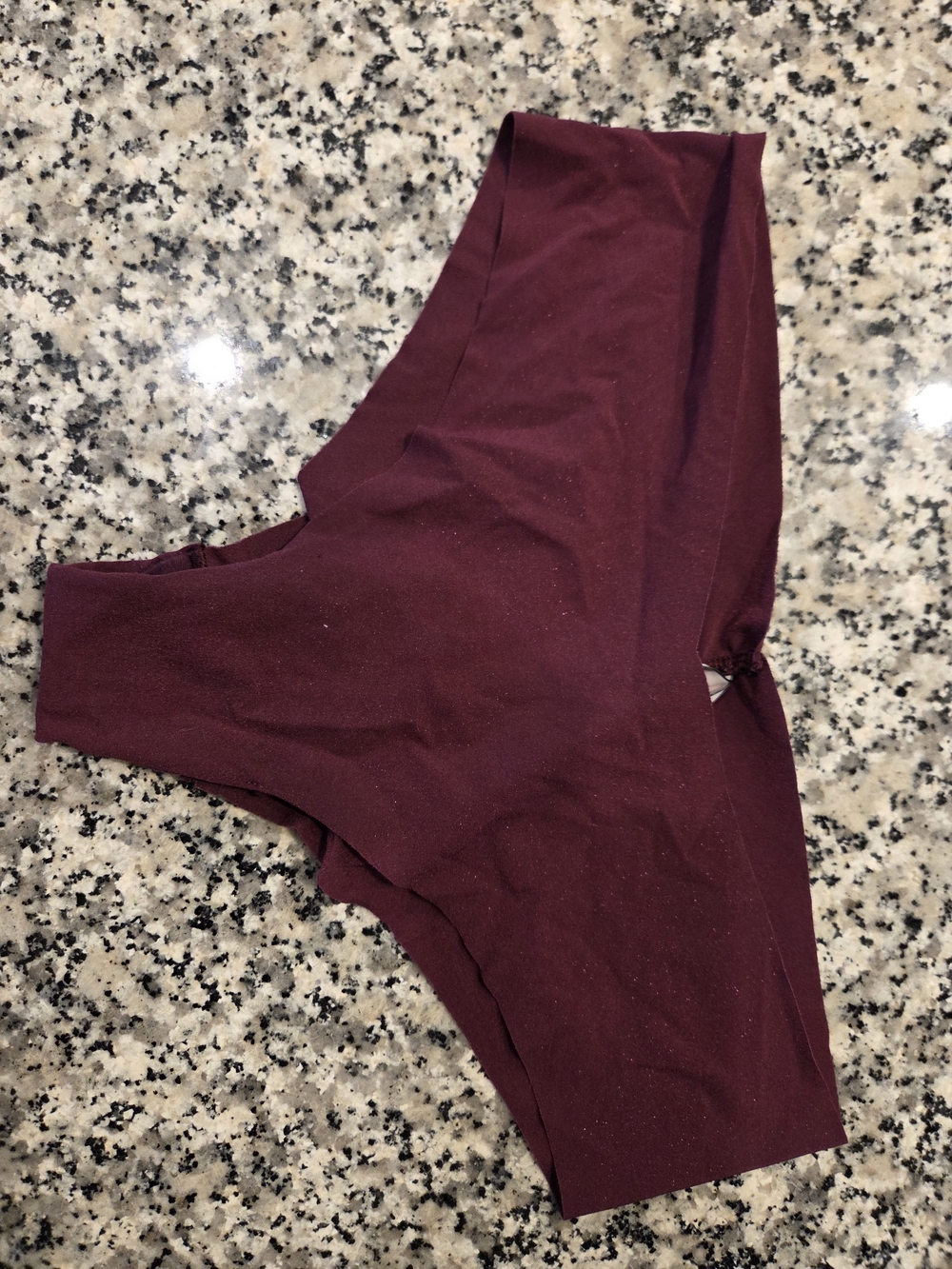 Victoria's Secret Seamless Cheeky Panty in Burgundy